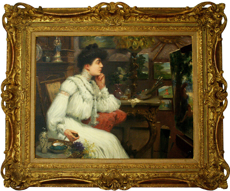 L'Elegante dans l'atelier